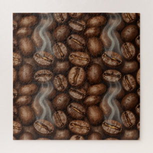Verse Gebrande Koffiebonen Stoomgeur Legpuzzel