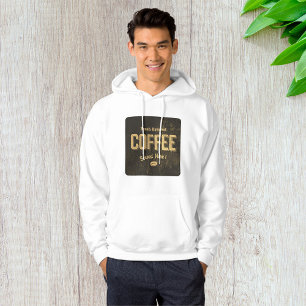 Verse gebrouwen koffie Mannen hoodie