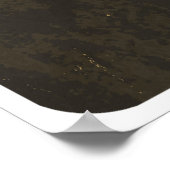 Verse gebrouwen koffie Poster (Hoek)