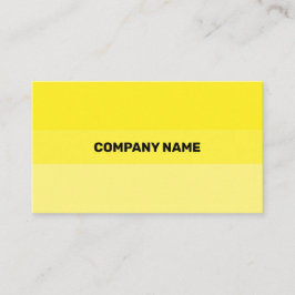 Verse gele hedendaagse transparantie visitekaartje