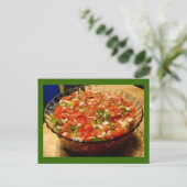 Verse gemaakte Salsa Briefkaart (Staand voorkant)