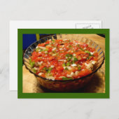 Verse gemaakte Salsa Briefkaart (Voorkant / Achterkant)