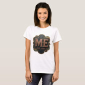 Verse Goud ABSTRACTE KUNST Modern Design T-shirt (Voorkant volledig)