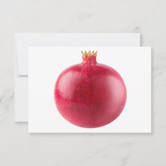 Verse Granaatappel Fruit Gezonde Voedsel Kunst Bedankkaart