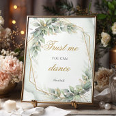 Verse groene eucalyptus goud Vertrouw me dat je ku Poster