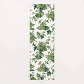 Verse Groene Ivy en Vines op Witte Achtergrond Yogamat (Voorkant)