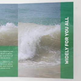 Verse groene moderne transparantie drieluik kaart