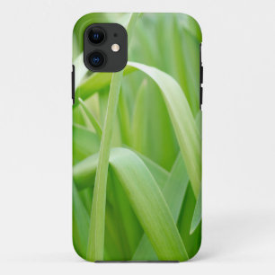 Verse groene plantenbladeren iPhone 11 hoesje