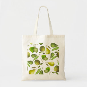 Verse groene vruchten tote bag