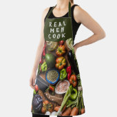 Verse groenten Echte Mannen Koken Schort (Insitu)