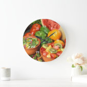 Verse groenten en fruit grote klok (Huis)