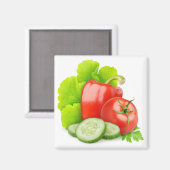 Verse groenten magneet (Voorkant / Achterkant)
