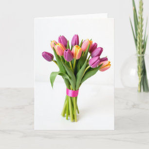 Verse Kaart met Bos Tulpen