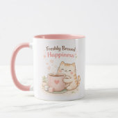 Verse Kawaii Cute Kitty Kat Koffie Roze Mok (Links)