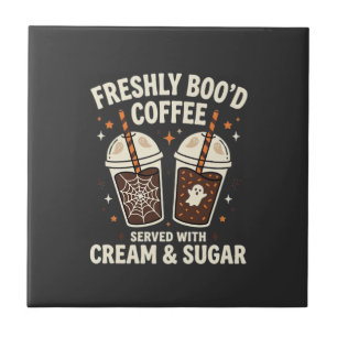 Verse Kerst Halloween Koffie Tegeltje