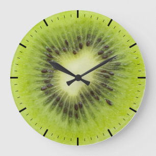Verse kiwi's. Ronde segmentafsluiting geïsoleerd Grote Klok
