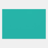 Verse lederen patroon in blauw Blauwgroen en groen Inpakpapier Vel (Voorkant 3)