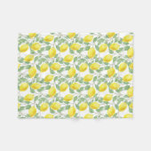 VERSE LEMONS FLEECE DEKEN (Voorkant (Horizontaal))