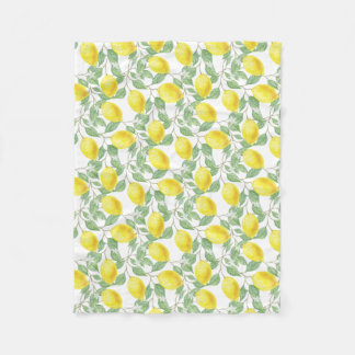 VERSE LEMONS FLEECE DEKEN