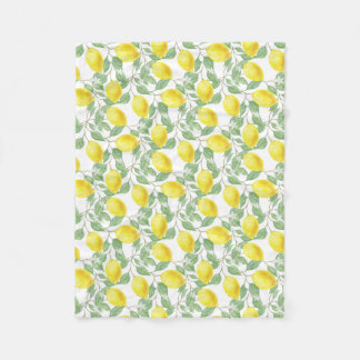 VERSE LEMONS FLEECE DEKEN