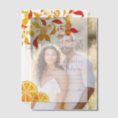 Verse Lemony Liefde Citrus Foliage Bruiloft Vellum Uitnodigingen (Offset (Koppel))