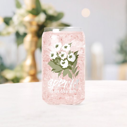 Verse lente boeket kunst - 'De lente is in de luch Blikvorm Glas (Insitu (Huwelijk))