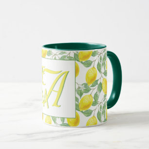 Verse Limoenboom Monogram Geschenken Nieuwgehuwden Mok