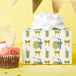 Verse limonadepatroon cadeaupapier rol