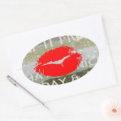 Verse lippen, opwekkende vibes: ‘Keep It Fresh & N Ovale Sticker (Envelop)