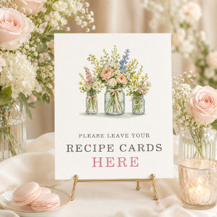Verse Markt Bloemstuk Pot Recept Bord Poster