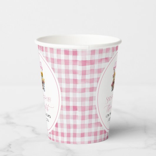 Verse Markt Boerenmarkt Bruidsfeest Papieren Bekers (Rechts)