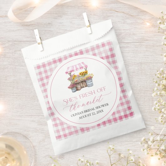 Verse Markt Boerenmarkt Bruiloft Borrel Bedankzakje (Geknipt)