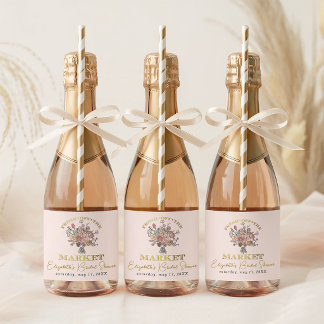 Verse Markt Bruidsfeest Mini Sparkling Wijnetiket