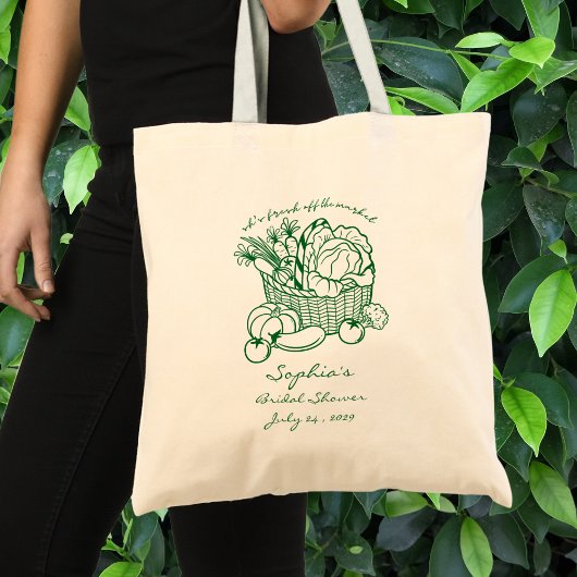 Verse Markt Bruidsmeisjesborrel Tote Bag