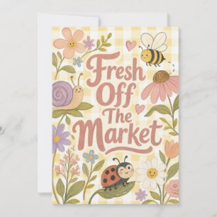 Verse Markt Geschilderde Tuin Kaart