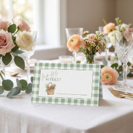 Verse Markt Kraaiing Gingham Bruiloft Borrel