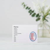 Verse melk moet Lotta fles Visitekaartje (Staand voorkant)