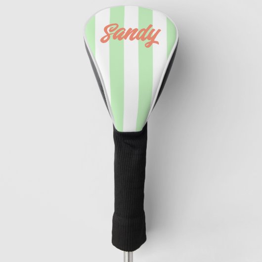 Verse meloen en strandvibes golfheadcover (Voorkant)