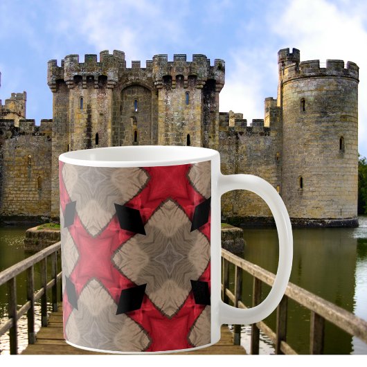 Verse, moderne Schotse plaid Koffiemok