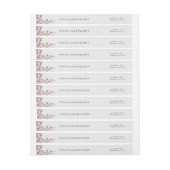 Verse Natuur Wilde bloem Terugzendadres Omloop ron (Vel)