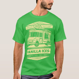 Verse natuurlijke vanille ijs t-shirt