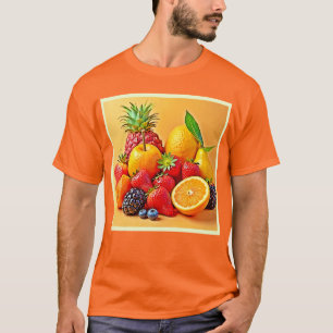 Verse Oogst: Levendig Ontwerp voor Fruit Oogst  T-shirt