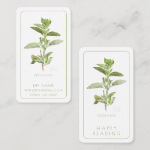 VERSE OREGANO Zakelijke bladwijzers - 3.5x2 kaart Notitiekaartje