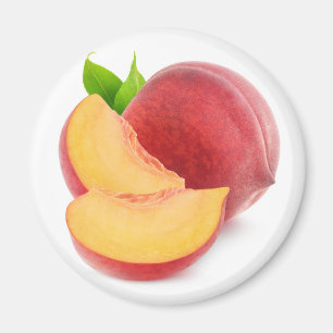 Verse perziken snijden magneet