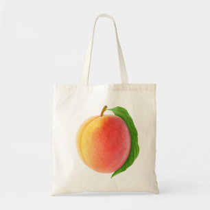 Verse perzikspek tote bag