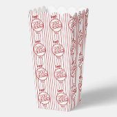 Verse Popcorn Pattern Party Treats of Movie Night Bedankdoosjes (Voorkant)