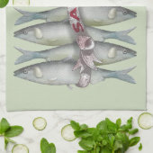 Verse sardines theedoek (Gevouwen)