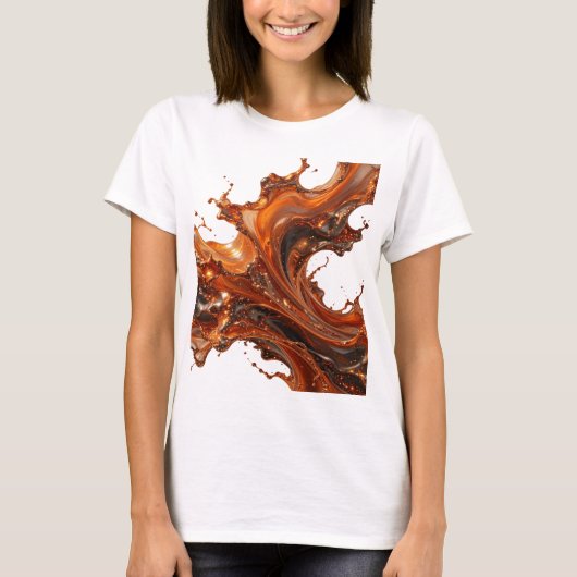 Verse Silver CHOCOLADE SPLASH T-shirt (Voorkant)