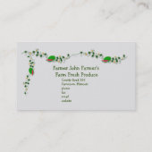 Verse Sjabloon met watermeloen Visitekaartje (Achterkant)