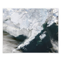 Verse sneeuw in Bristol Bay